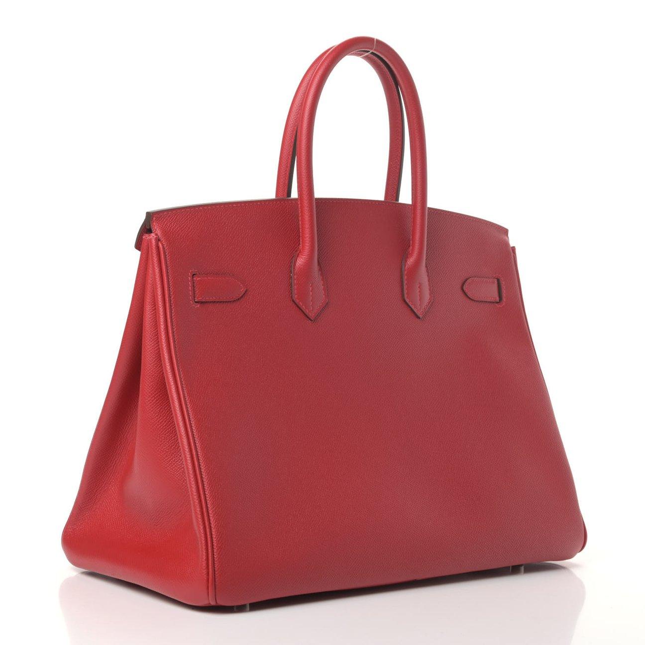 New Condition
From 2014 Condition
Rouge Casaque
Epsom Leather
Palladium Hardware
Measures 13.75