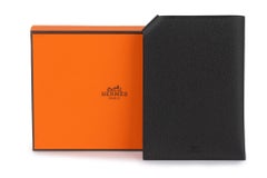 Hermès New Black Epsom Passport Cover