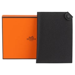 Hermès New Black &New Copri Passaporto Epsom