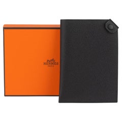 Hermès New Black Epsom Passport Cover