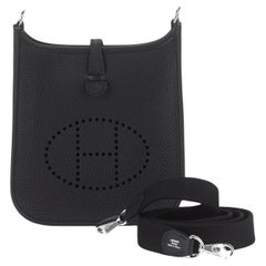 Hermès New Black Mini Evelyne Clemence