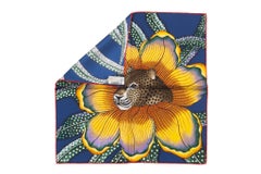 Hermès New Blue "Baobab" Silk Gavroche