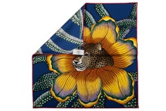 Hermes New Blue Baobab Silk Scarf