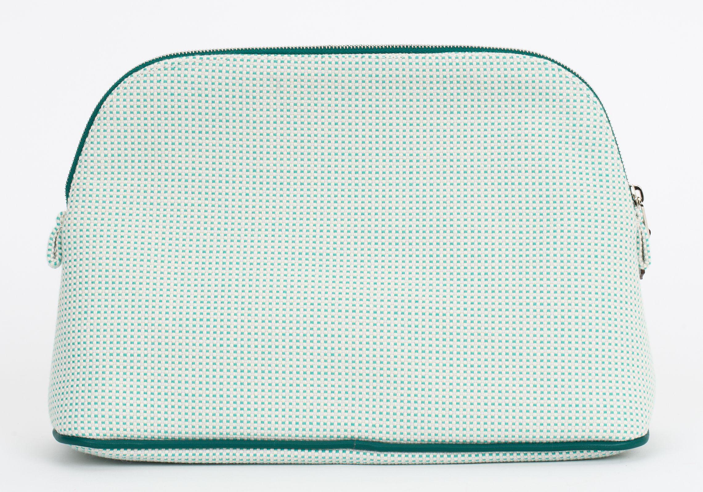 Hermès New Bolide Crazy H Case Green In New Condition For Sale In West Hollywood, CA