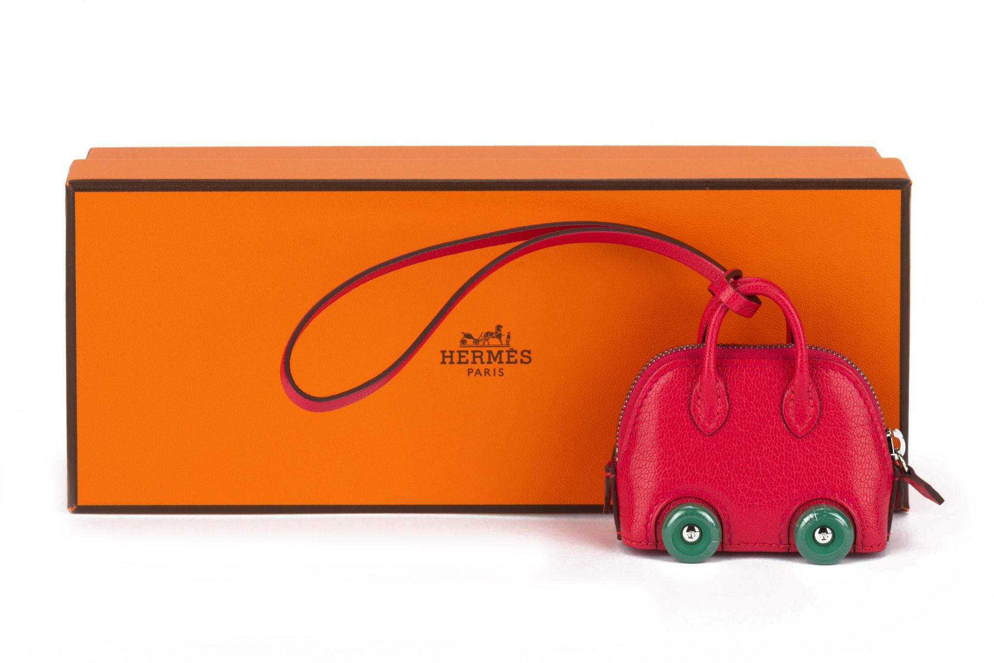 Hermès New Bolide On Wheels Bag Charm In New Condition In West Hollywood, CA