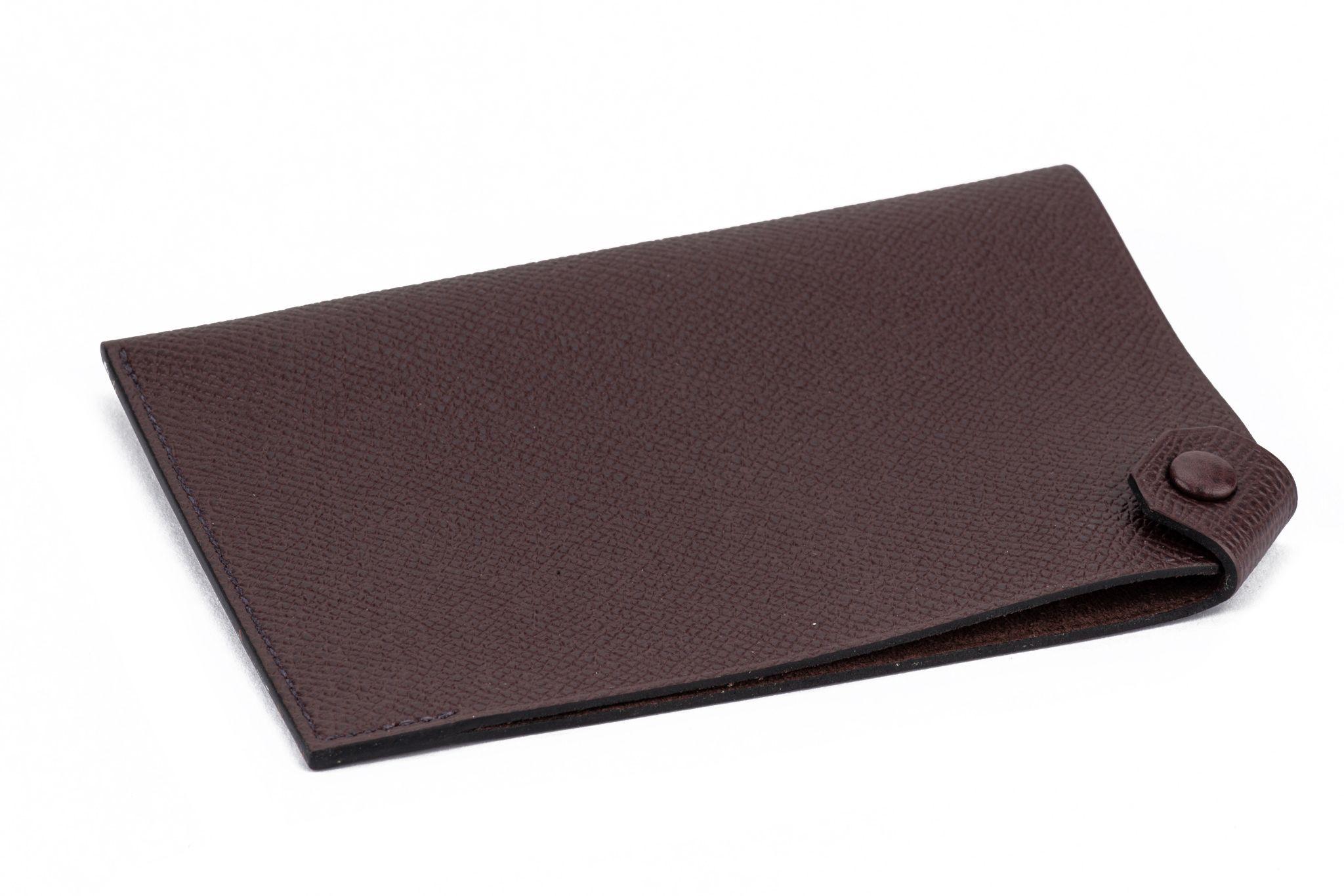 Hermès New Brown Epsom Passport Holder For Sale 1