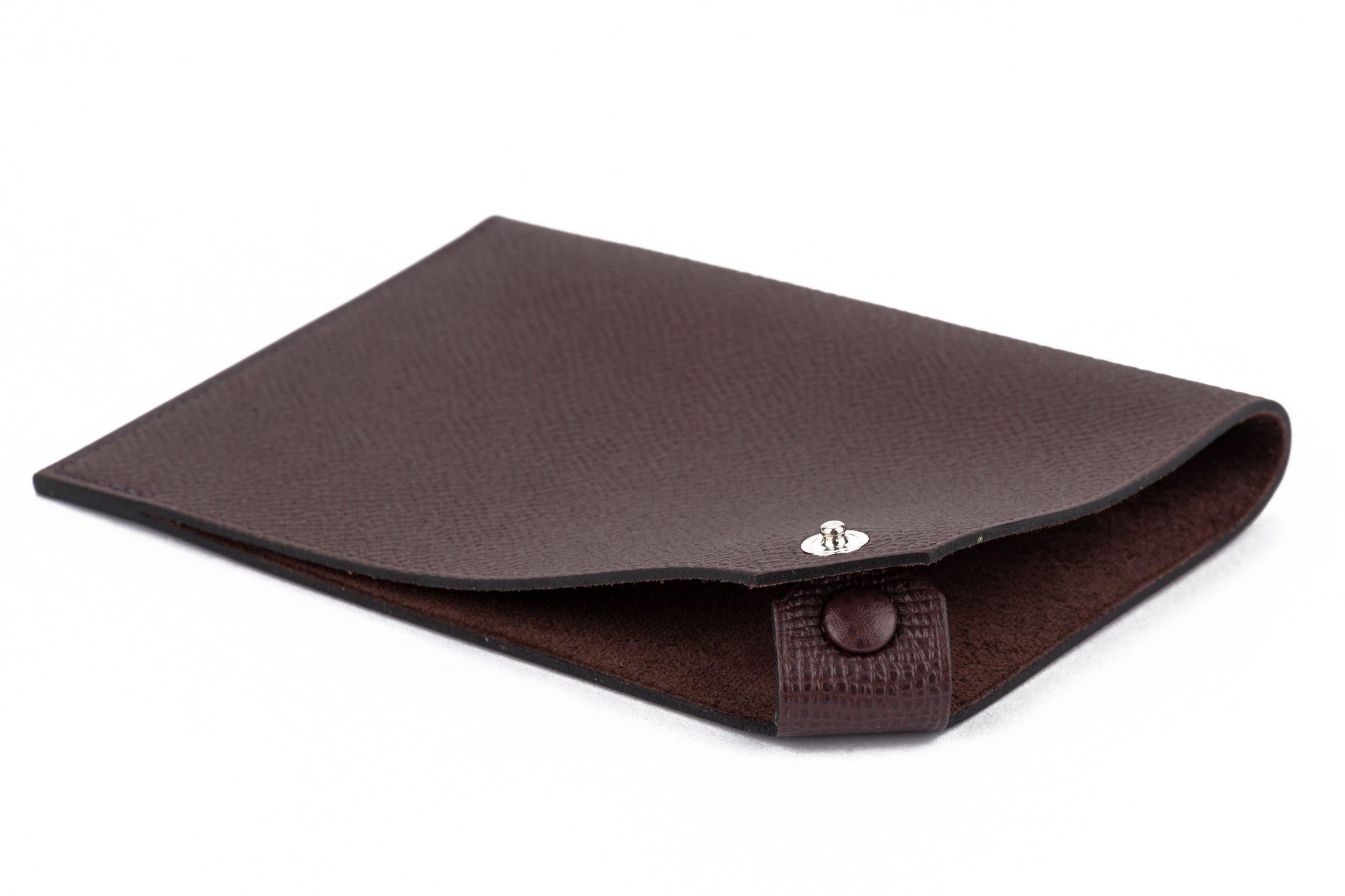 Hermès New Brown Epsom Passport Holder For Sale 2