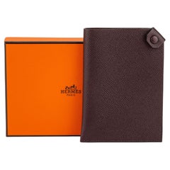 Porta Pasaporte Hermès New Brown Epsom