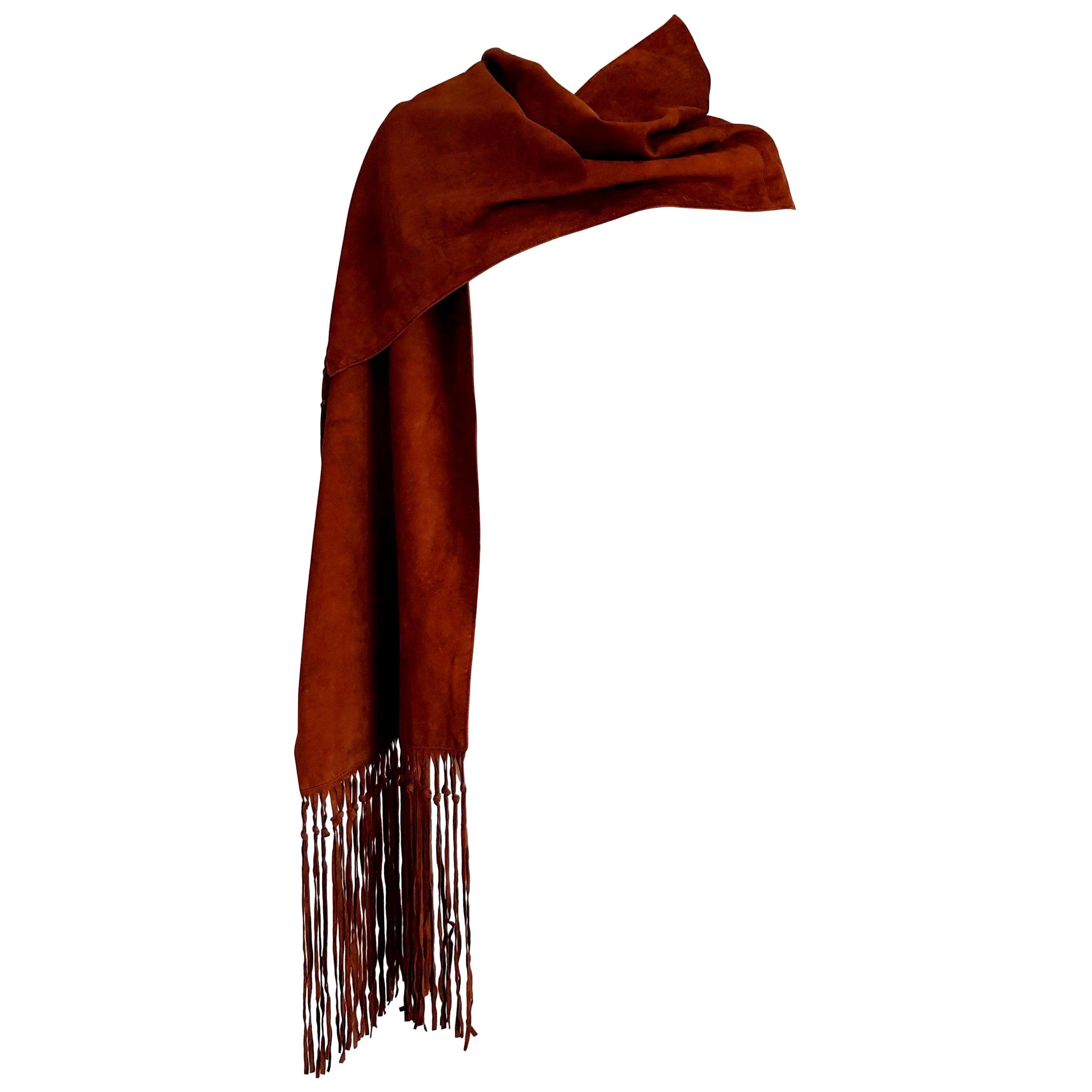 Large Hermes Silk and Cashmere Scarf at 1stdibs