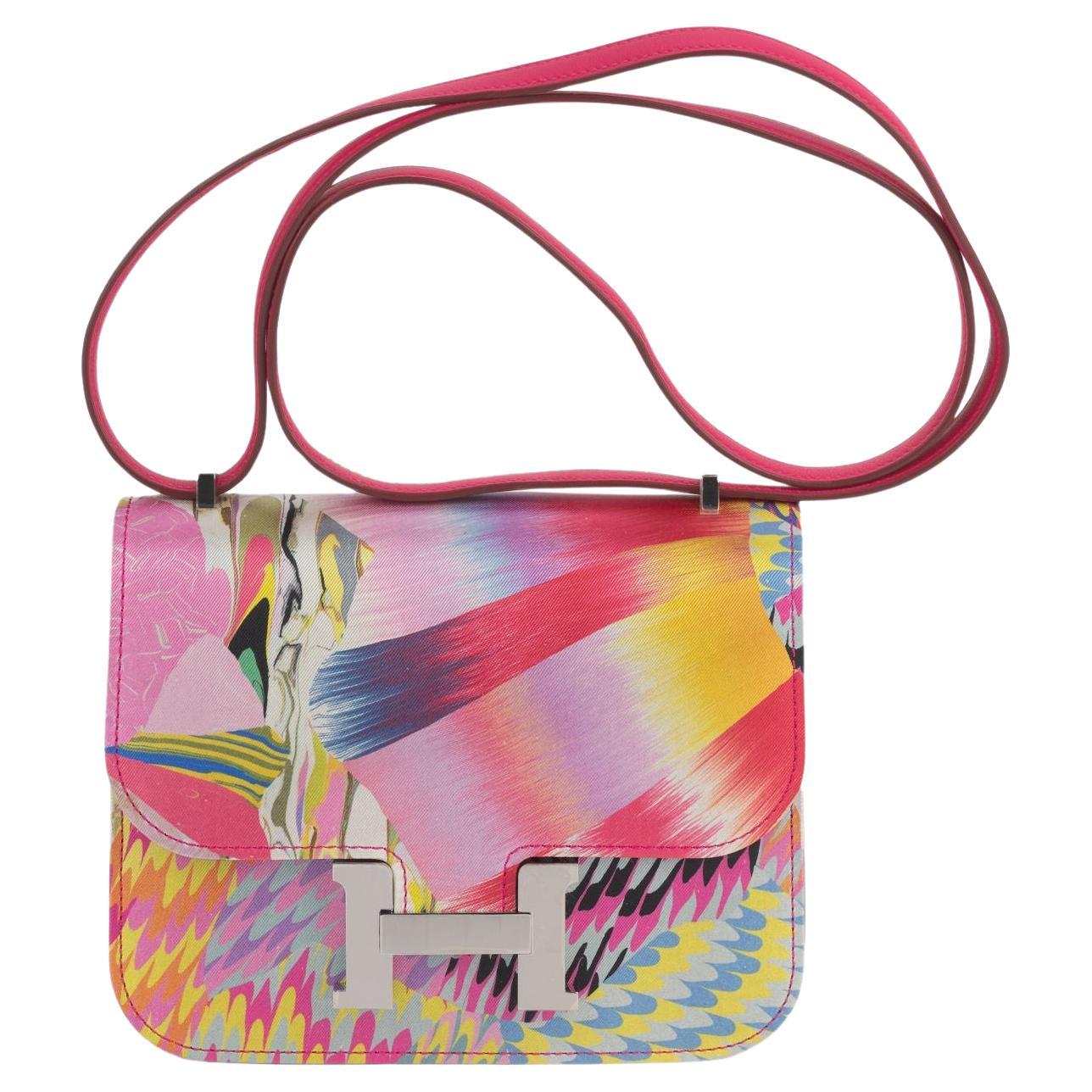 Hermès New  Constance 24 "Marble Silk" For Sale