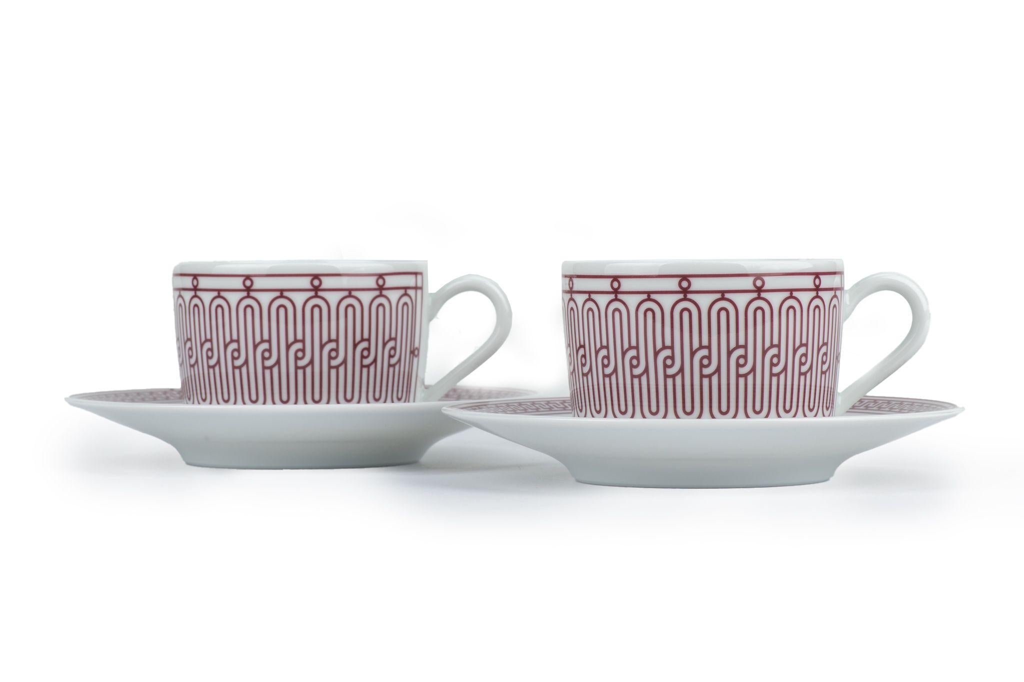 Women's or Men's Hermès New Cups and Saucer Set For Sale