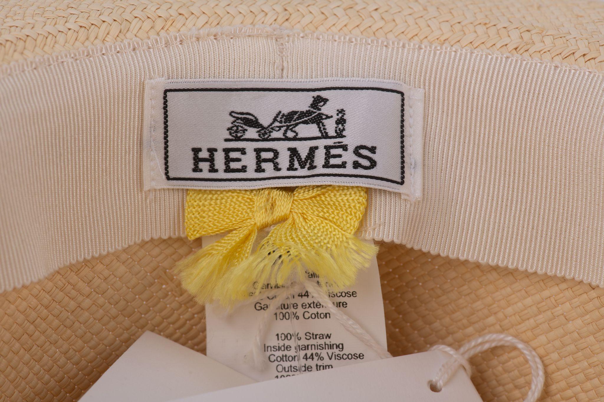Cappello estivo Hermès New &New in vendita 3