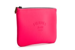 Hermès New Fuchsia Neoprene Pouch