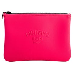 Hermès New Fuchsia Neoprene Pouch