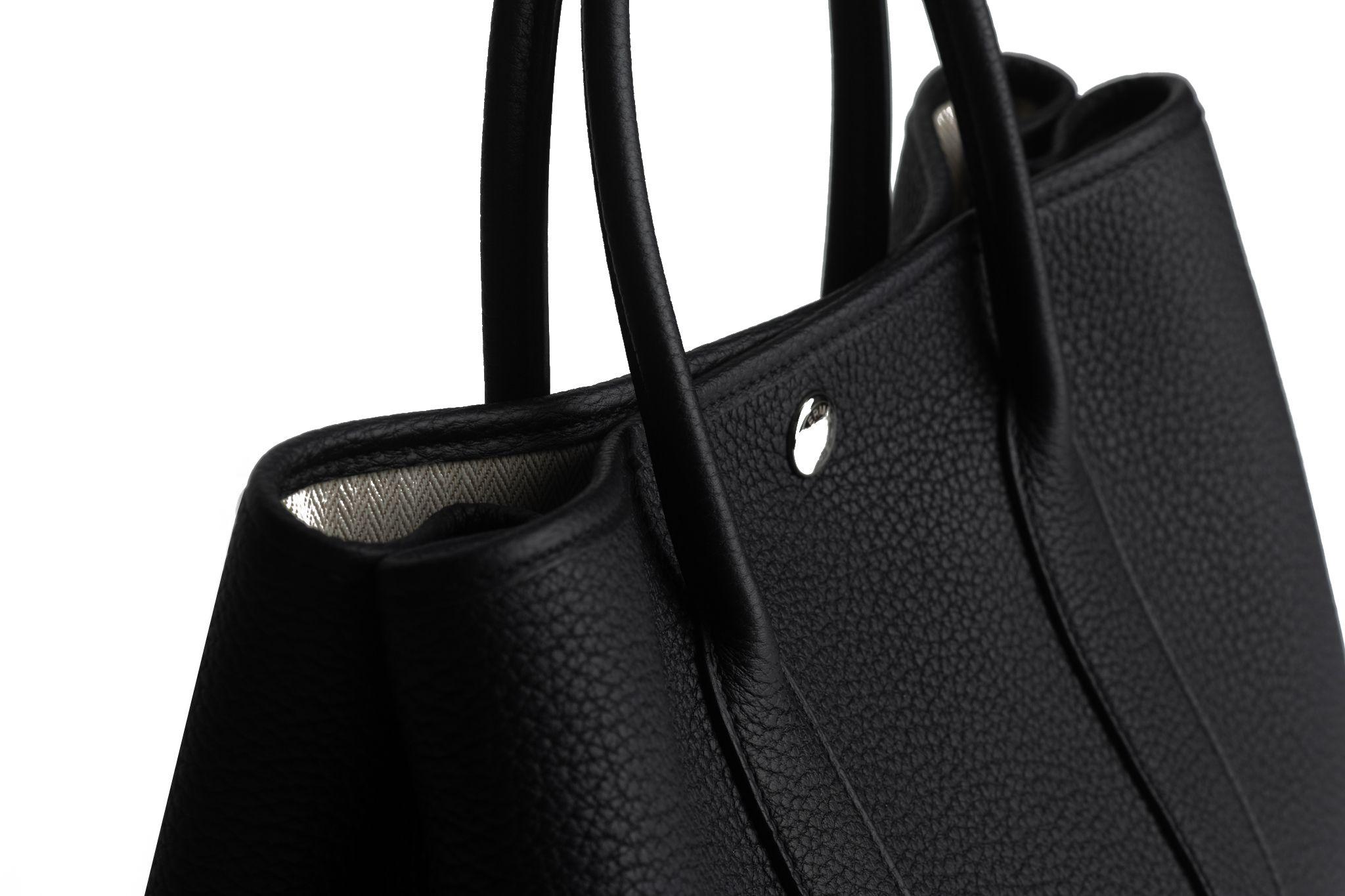 Hermès New Garden Party PM Black Negonda For Sale 7
