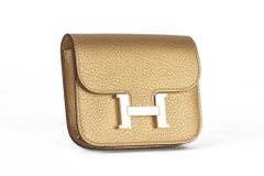 Hermès New Gold Costance Slim Wallet