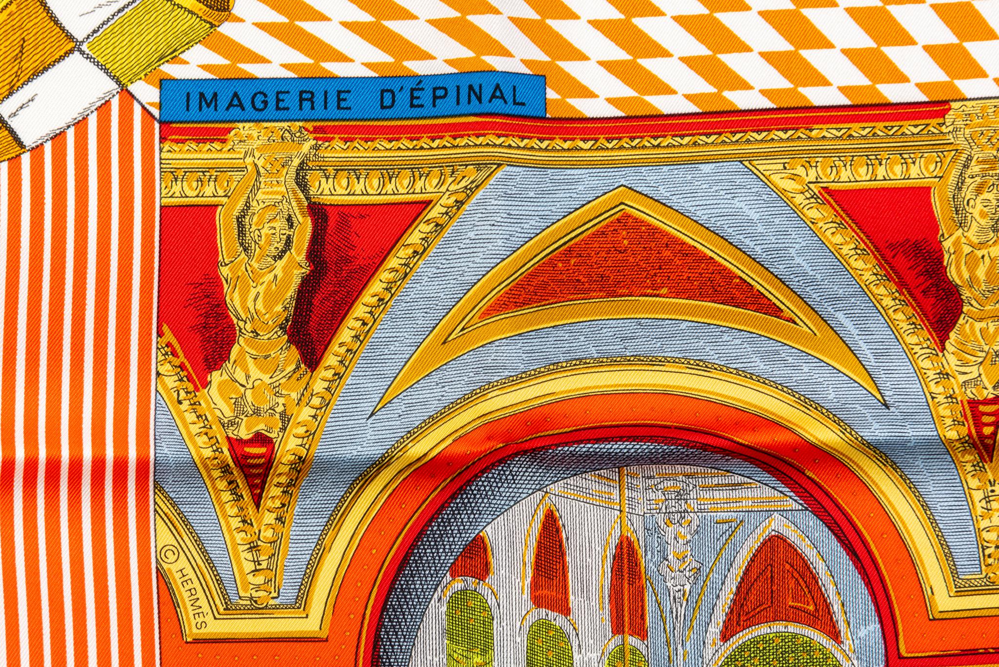 Hermès New Grand Theatre Nouveau Scarf In New Condition For Sale In West Hollywood, CA