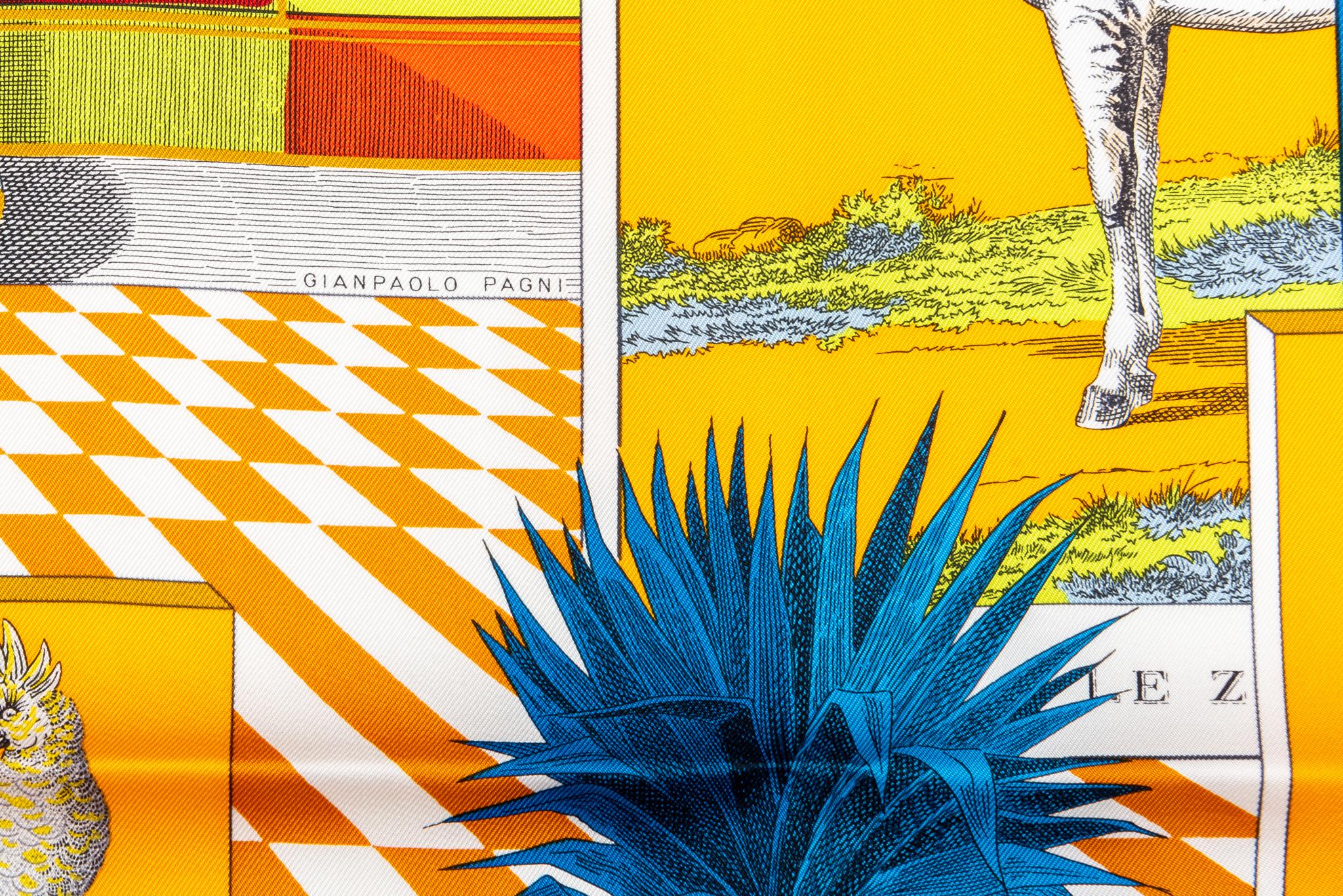 Women's Hermès New Grand Theatre Nouveau Scarf For Sale