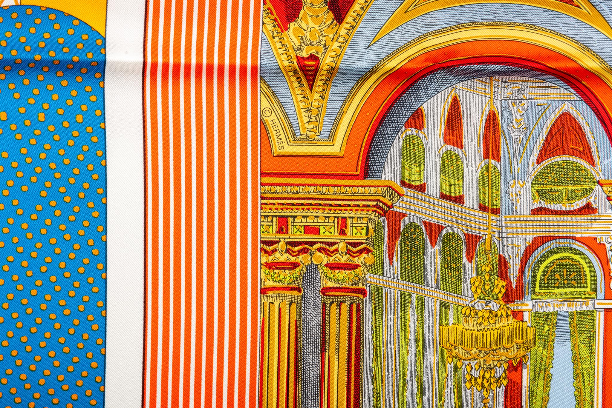 Hermès New Grand Theatre Nouveau Scarf For Sale 1