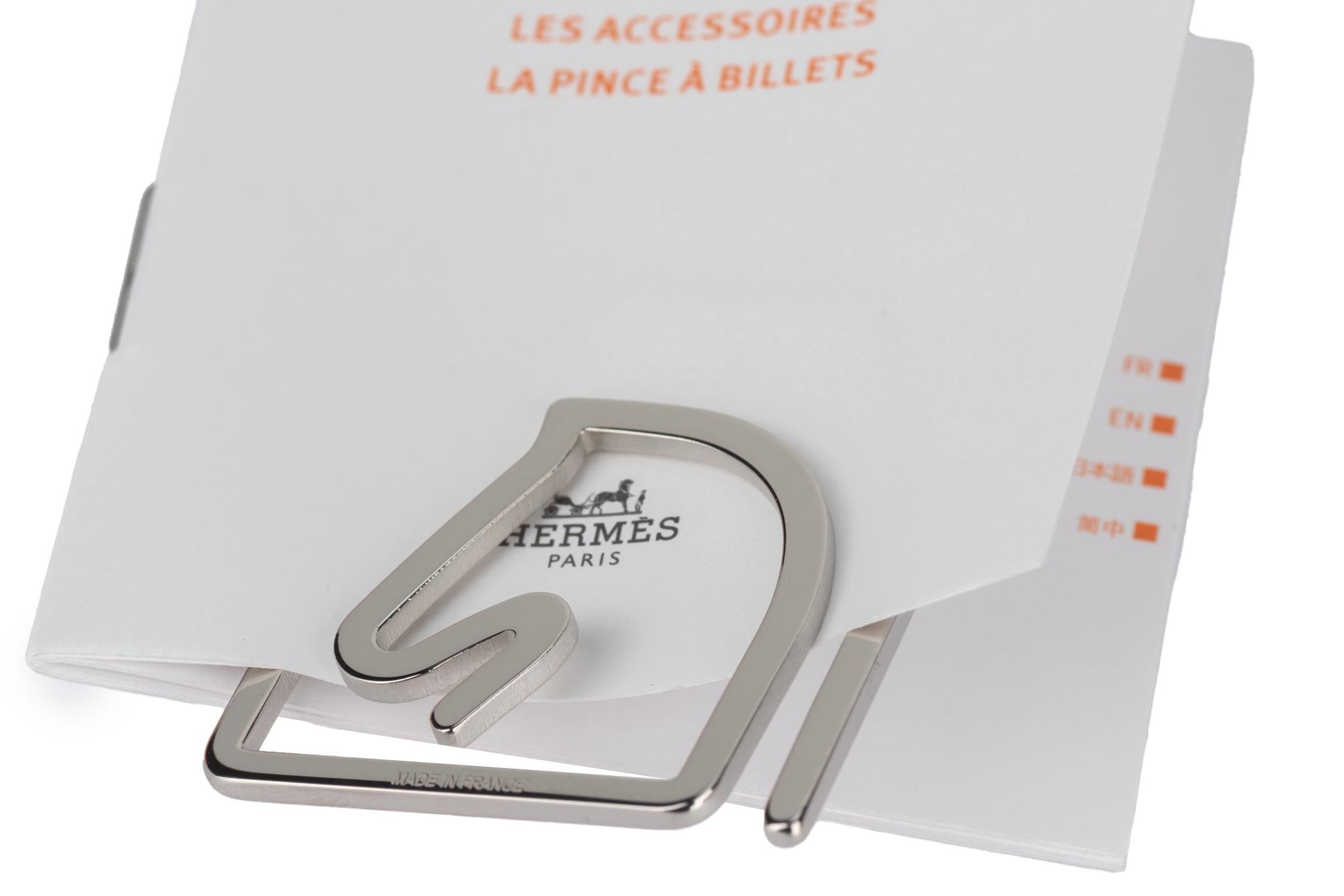 Men's Hermès New Horse Head Money Clip For Sale