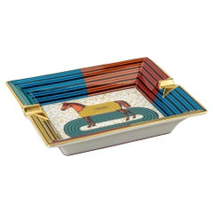 Hermès New Horse Porcelain Ashtray