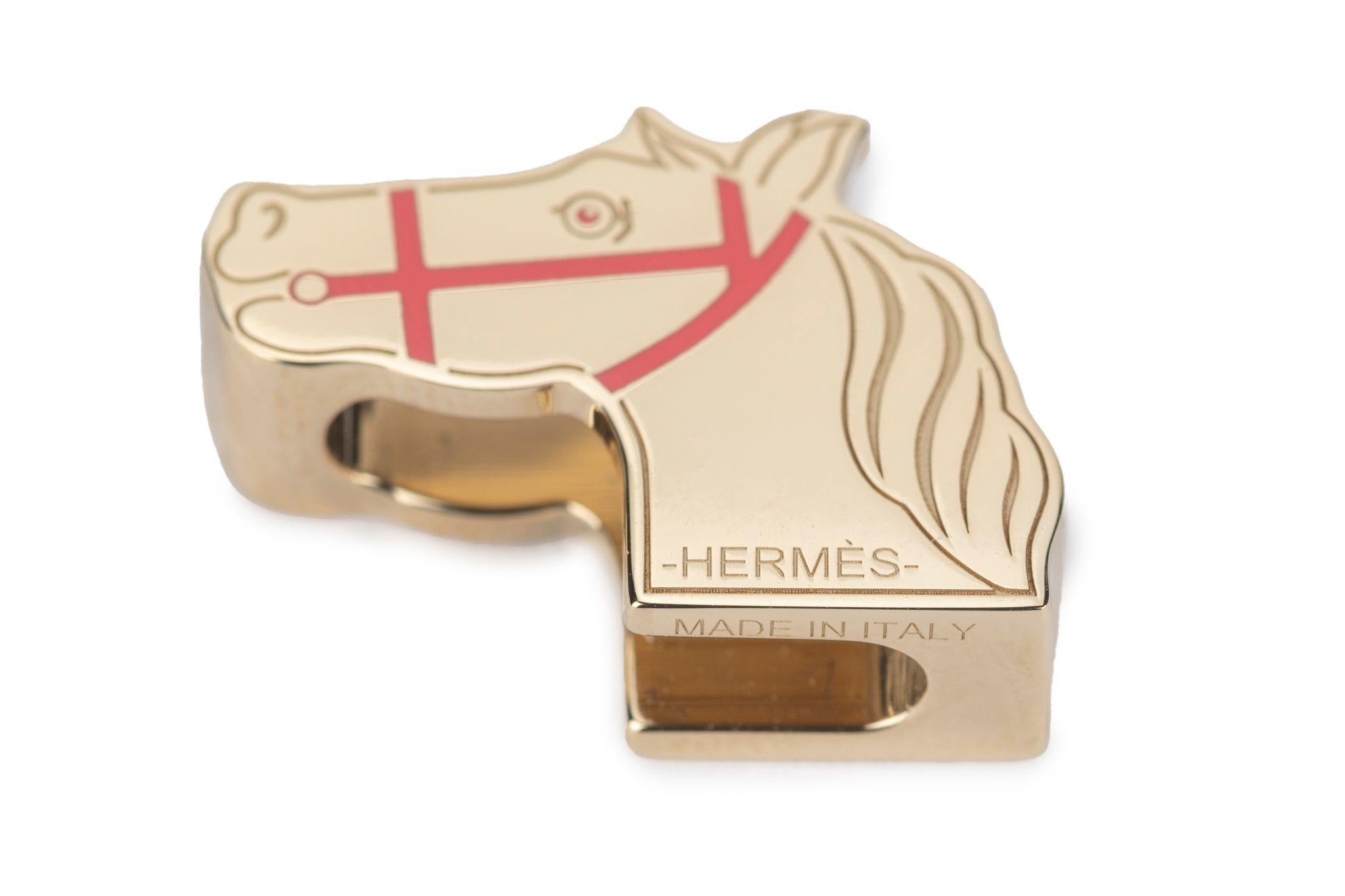 Hermès New Horse Twilly Scarf Ring In New Condition For Sale In West Hollywood, CA