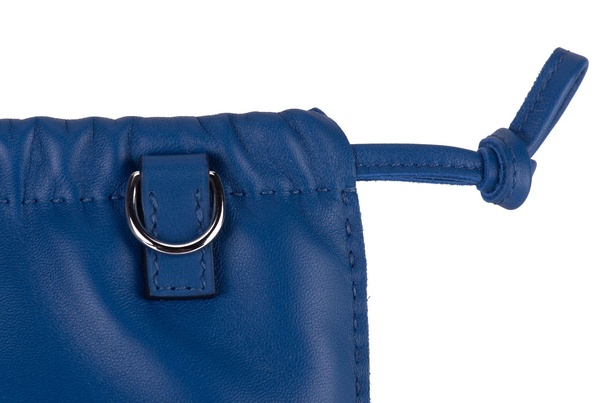 Hermès Nuovo in Scatola Pilo Pouch in Blu in vendita 2