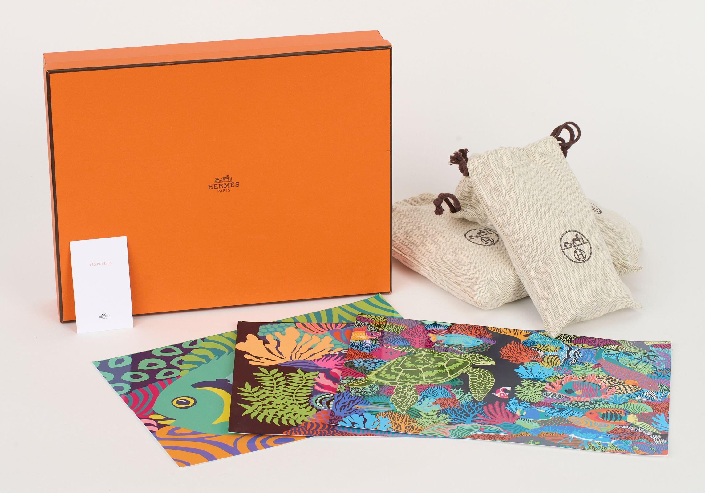 Hermès Nuovo In Scatola Set Di 3 Puzzle in vendita 2