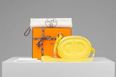 Hermes NEW In-The-Loop Lime Swift Verso Belt Bag Palladium Hardware