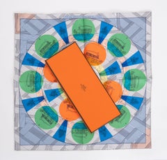 Hermés New Jeu Des Omnibus Soie Gavroche