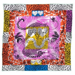 Nueva bufanda Hermès "Jungle Love" de 70 cm