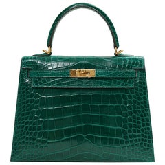 Hermès Porosus Croc Kelly 25