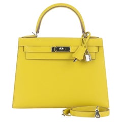Hermès New Kelly 28 Sellier Epsom Lime