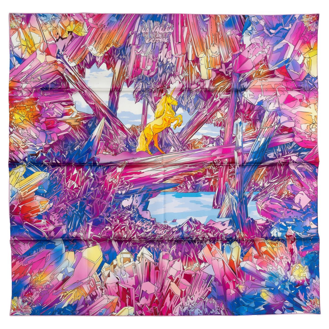 Hermès New La Vallee de Cristal Scarf For Sale