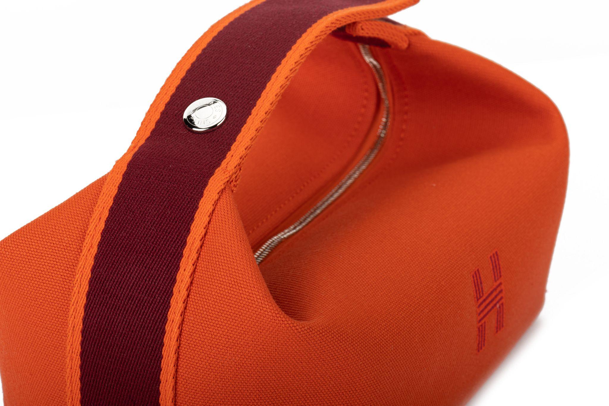 Hermès New Large Feu Bride-a-Brac Pouch Bag en vente 3