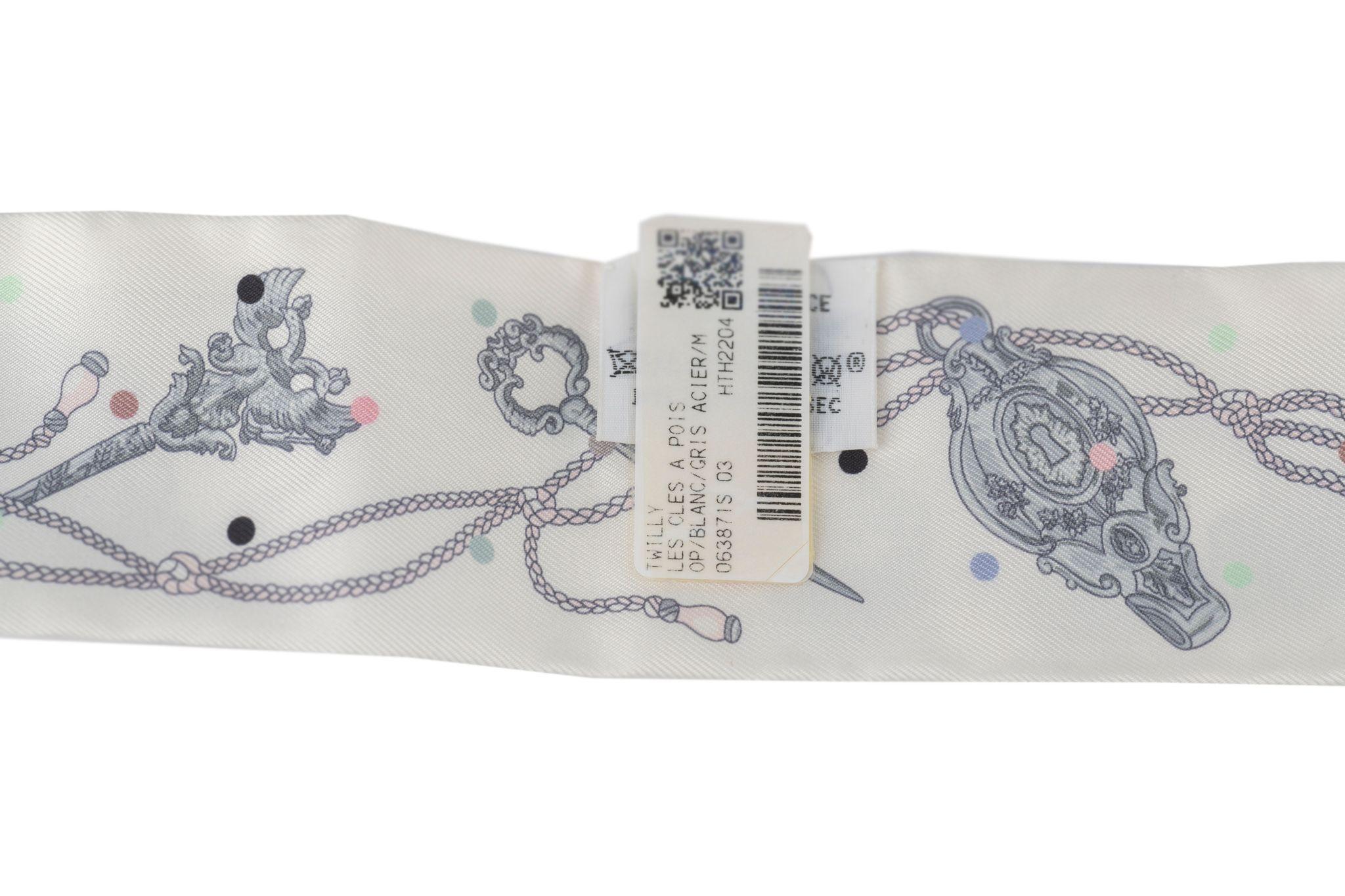 Hermès New Les Cles A Pois Shadow Twilly 2