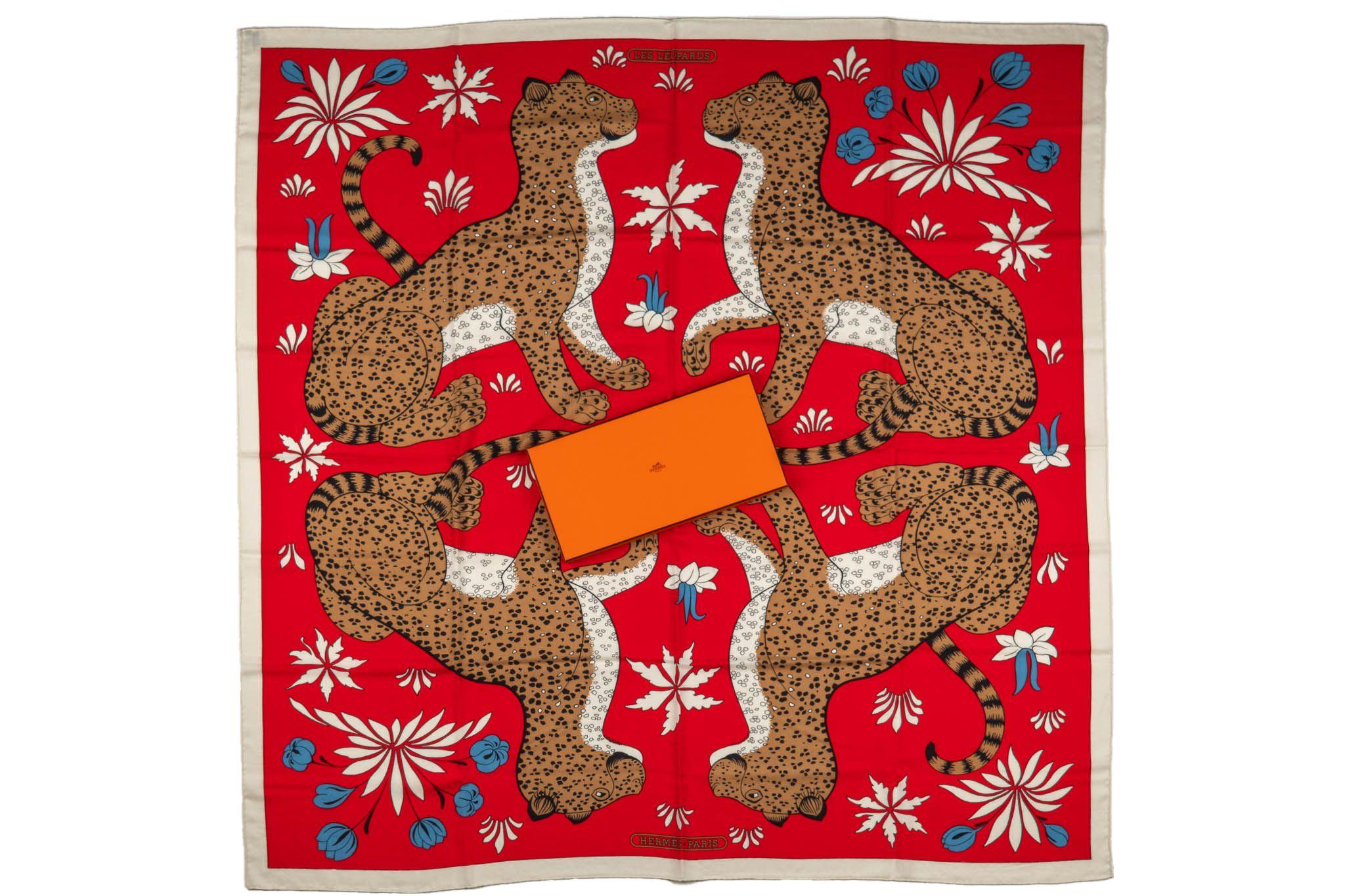 Hermès New Les Leopards Cashmere Shawl In New Condition For Sale In West Hollywood, CA