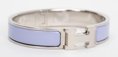 Hermes New Lilac Clic Clac H Bracelet
