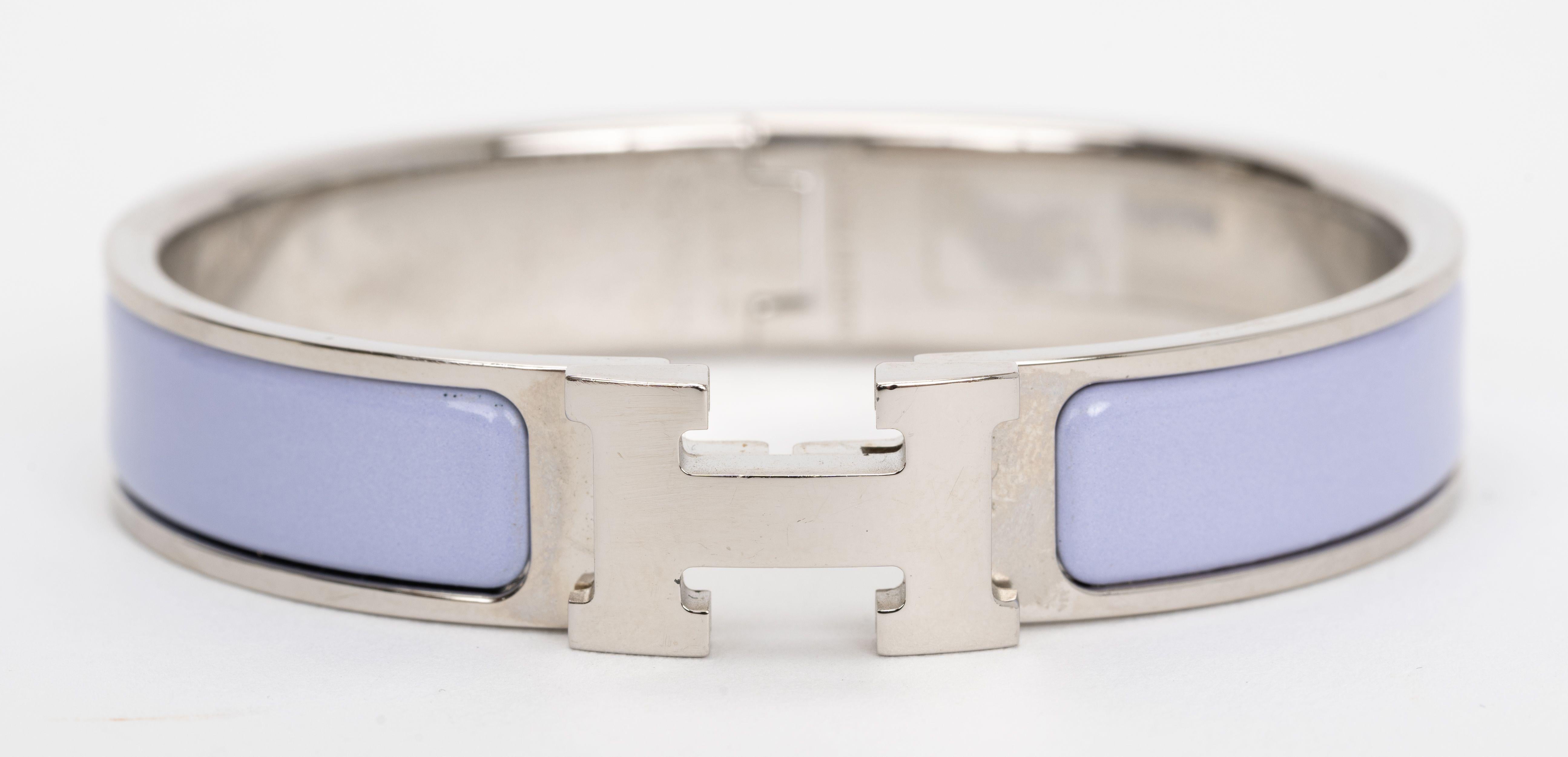 Hermes New Lilac Clic Clac H-Armband Damen im Angebot
