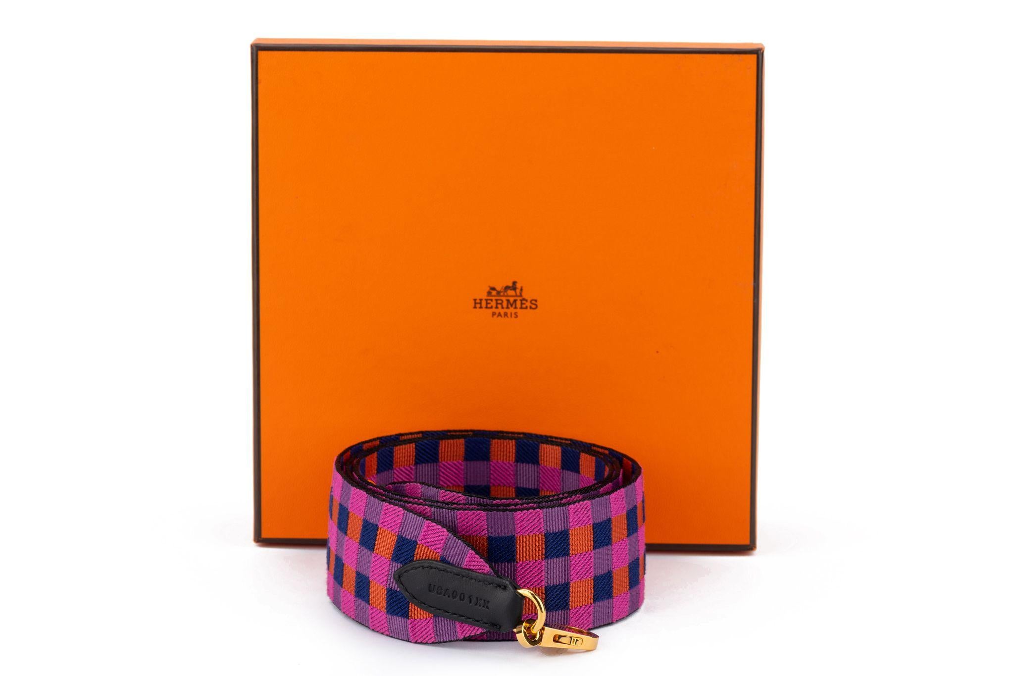 Hermès New Maxi Checkers Leather Strap 1