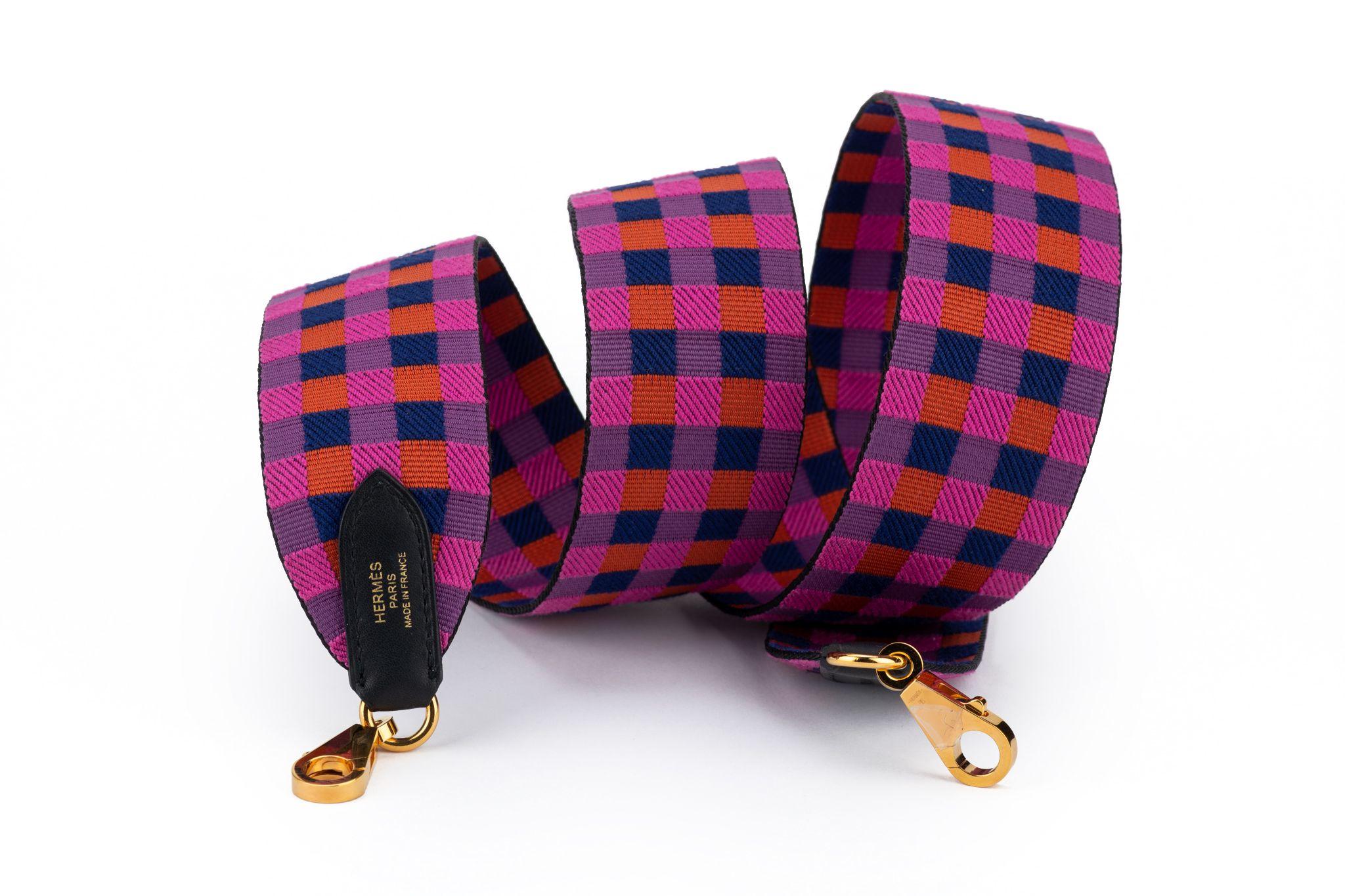 Hermès New Maxi Checkers Leather Strap 2