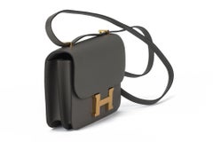 Hermes New Mini Constance 18 Gris Meyer