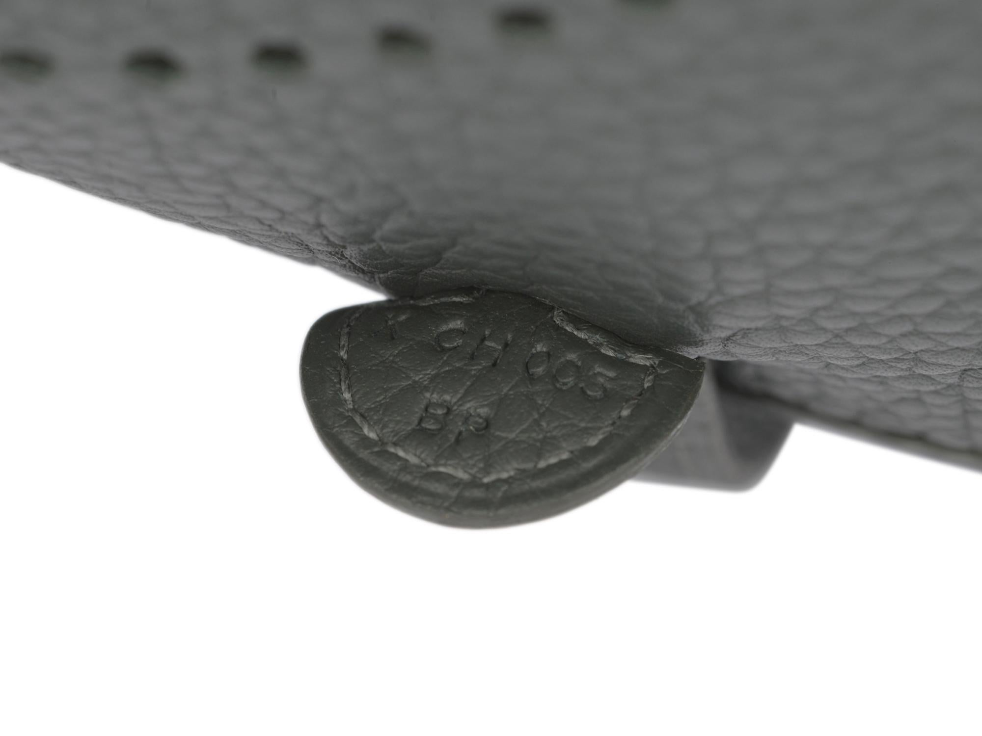 Hermes New Mini Evelyne Mangrove Gold im Angebot 4