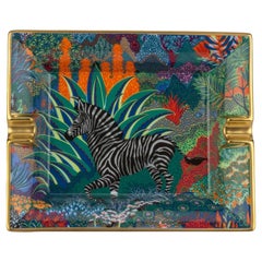 Hermès New Mountain Zebra Ashtray New in Box