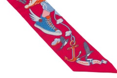 Hermès New Multicolor Silk Twilly