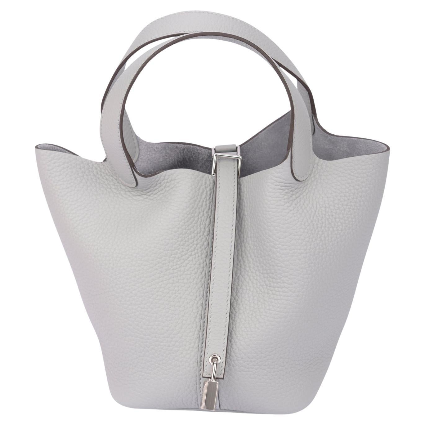 Hermès Nueva Perla Gris Picotin 18 Togo en venta