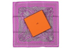 Hermès New Pink Bandana Small Scarf