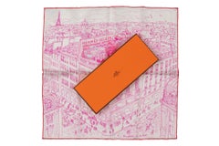 Hermès New Pink Le Jardin Silk Gavroche
