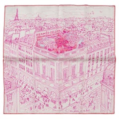 Hermès New Pink Le Jardin Silk Gavroche