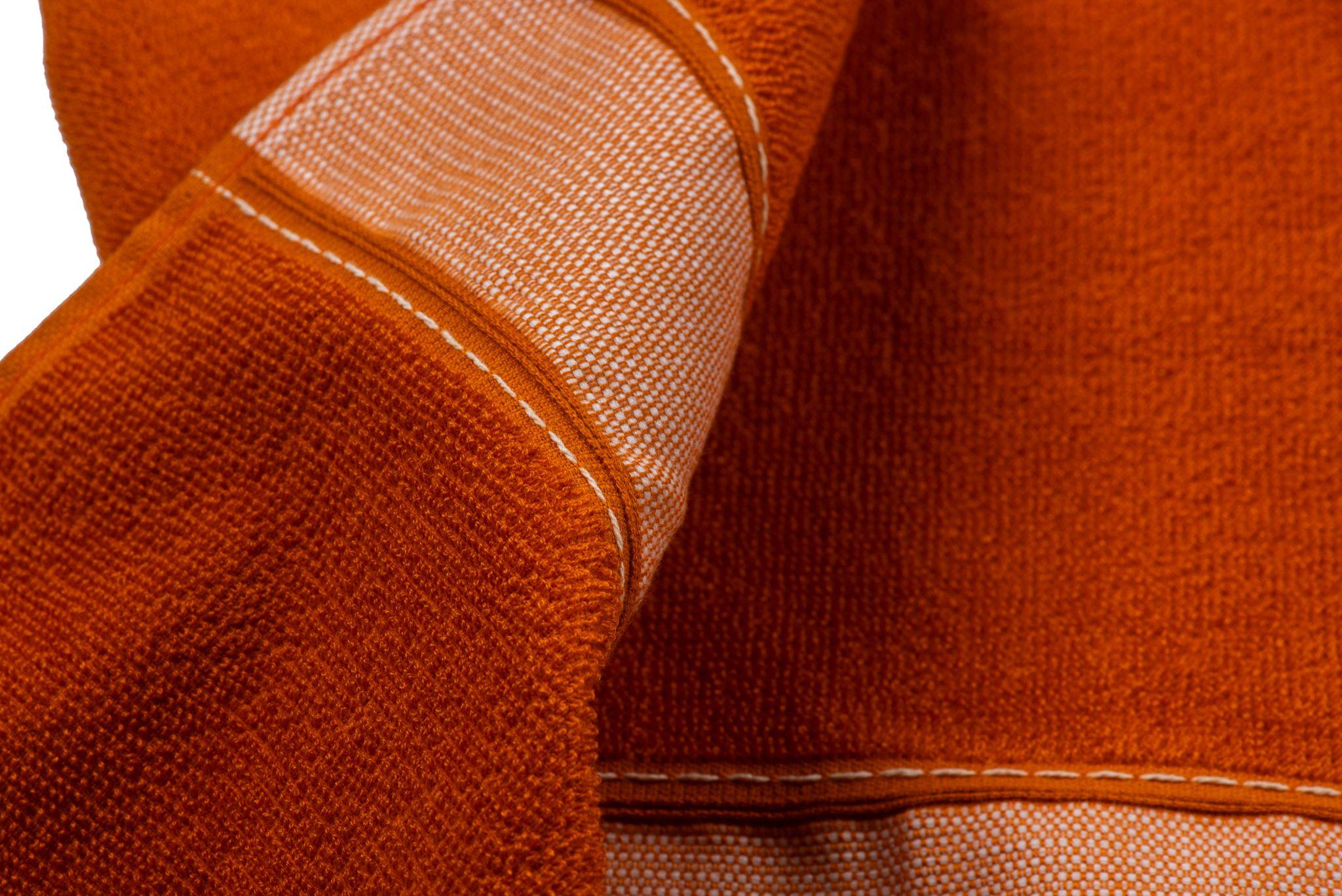 Hermès New Rust Cotton Beach Towel For Sale 2
